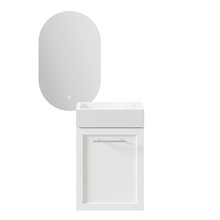 Dunes 400mm Matte White Vanity & LED Mirror Package